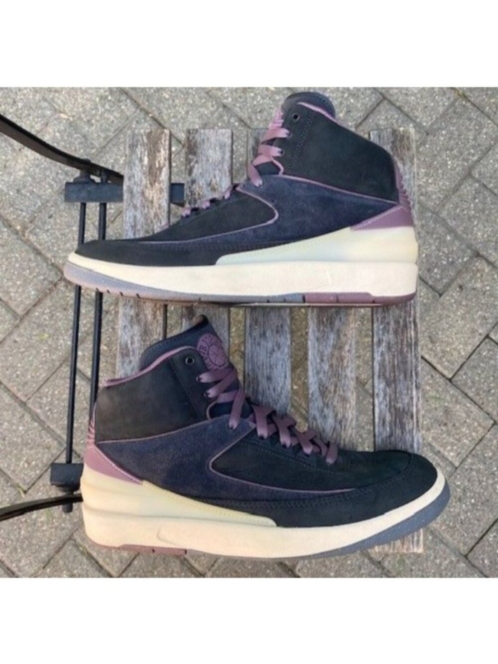 Nike Jordan 2 Retro 'Off Noir Mauve' Sneakers Women's Size 11 Shoes DX4400-005